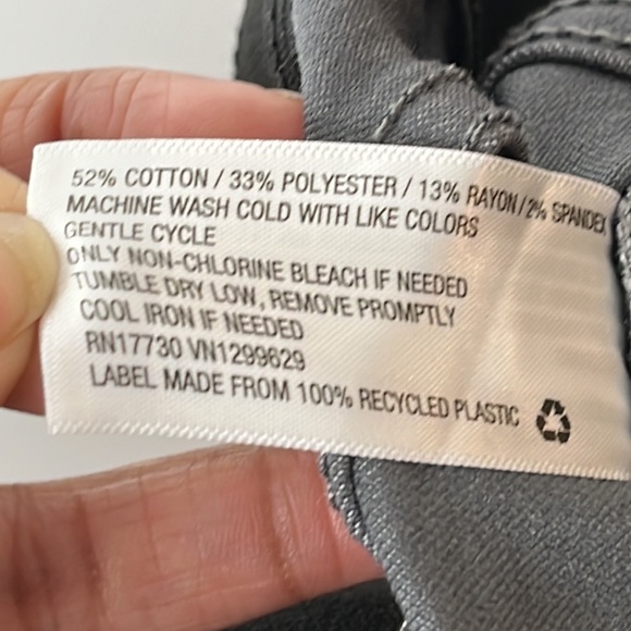 NWT Knox Rose Womens Mid-Rise Utility Ankle Skinny Pants SIZE 28W PLUS SIZE - Picture 9 of 10